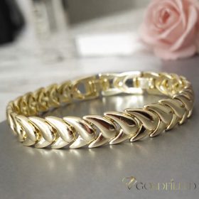 Gold-Filled Antiallergenic Bracelet 17cm/10mm 14K color