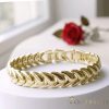 Gold-Filled Antiallergenic Bracelet 17cm/10mm 14K color