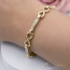 Gold-Filled Antiallergenic Bracelet 17cm/5mm 14K color