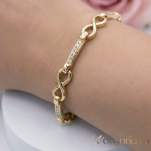 Gold-Filled Antiallergenic Bracelet 17cm/5mm 14K color
