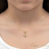 Gold-Filled Antiallergenic Necklace  45cm/1mm+ Pendant 14K color