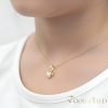 Gold-Filled Antiallergenic Necklace  45cm/1mm+ Pendant 14K color