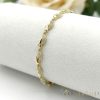 Gold-Filled Antiallergenic Bracelet 17cm/6mm 14K color