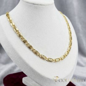   Gold-Filled Antiallergenic Necklace 50cm Long and 5,2mm Wide Color 14K
