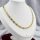 Gold-Filled Antiallergenic Necklace 50cm Long and 5,2mm Wide Color 14K