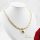 Gold-Filled Antiallergenic Luxury Necklace 50 cm Long and 6,2mm 7 Wide 14K color
