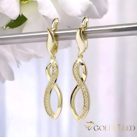 Gold-Filled Antiallergenic Earrings 50mm 14K Color