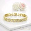 Gold-Filled Antiallergenic Bracelet 17cm/8mm 14K color