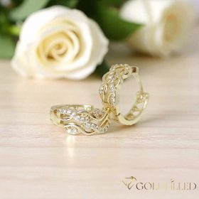 Gold-Filled Antiallergenic Earring 16 mm 14K Color