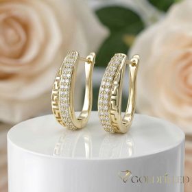 Gold-Filled Antiallergenic Earring 25 mm 14K Color