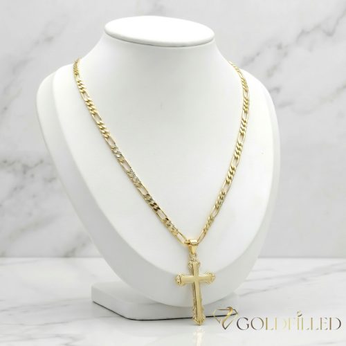 Gold-Filled Antiallergenic Necklace 45cm/3,5 mm + Pendant 18K color