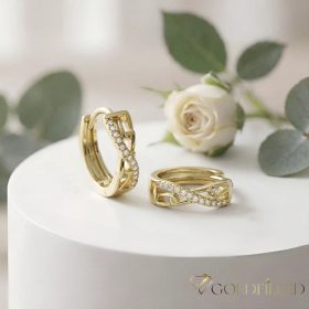 Gold-Filled Antiallergenic Earring 16 mm 14K Color