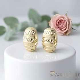 Gold-Filled Antiallergenic Earring 18 mm 18K Color