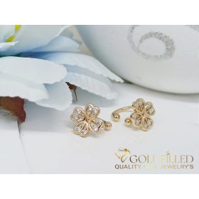 Gold-Filled Antiallergenic Earring/Clip 13 mm 18K Color