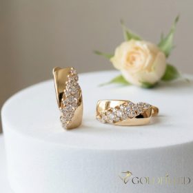 Gold-Filled Antiallergenic Earring 18 mm 18K Color