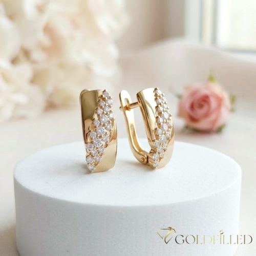 Gold-Filled Antiallergenic Earring 18 mm 18K Color
