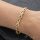Gold-Filled Antiallergenic Bracelet 19cm/8mm 14K color