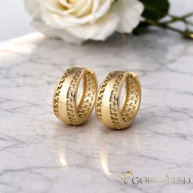 Gold-Filled Antiallergenic Earring 25 mm 18K Color