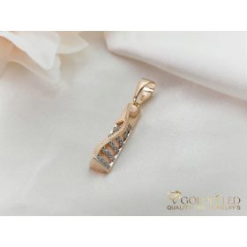 Gold-Filled Antiallergenic Pendant 35 mm 14K color