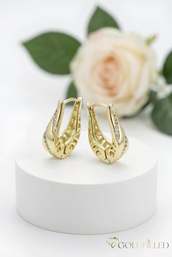Gold-Filled Antiallergenic Earring 20 mm 18K Color