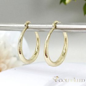 Gold-Filled Antiallergenic  Hoop Earring 30mm 14K color
