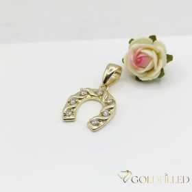 Gold-Filled Antiallergenic Pendant 25 mm 14K color