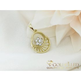 Gold-Filled Antiallergenic Pendant 25 mm 14K color