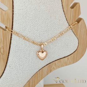 Gold-Filled Anklet 28cm/3mm Color 18K