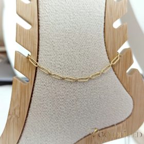 Gold-Filled Anklet 27cm/3mm Color 14K